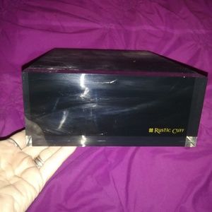 Rustic cuff jewelry box